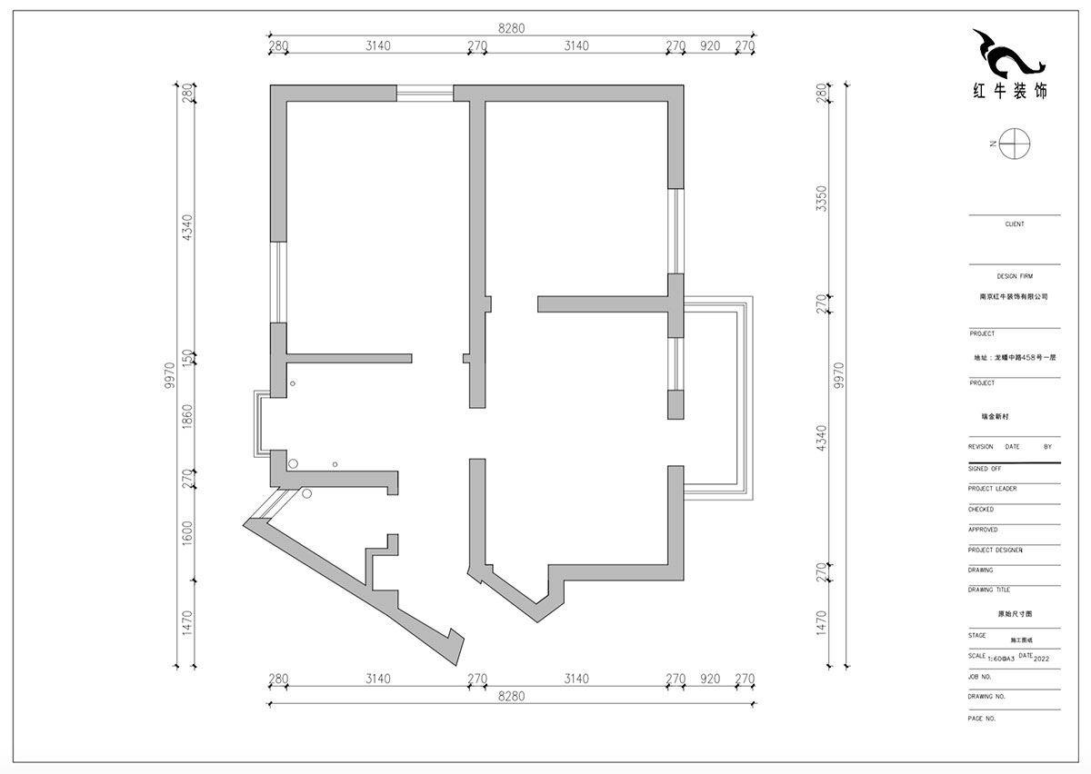 朱明琪｜瑞金新村23-504-1902-69㎡-現代簡約風格｜2室1廳1衛(wèi)｜老房翻新｜定制家｜全包12萬｜00_01原始尺寸圖