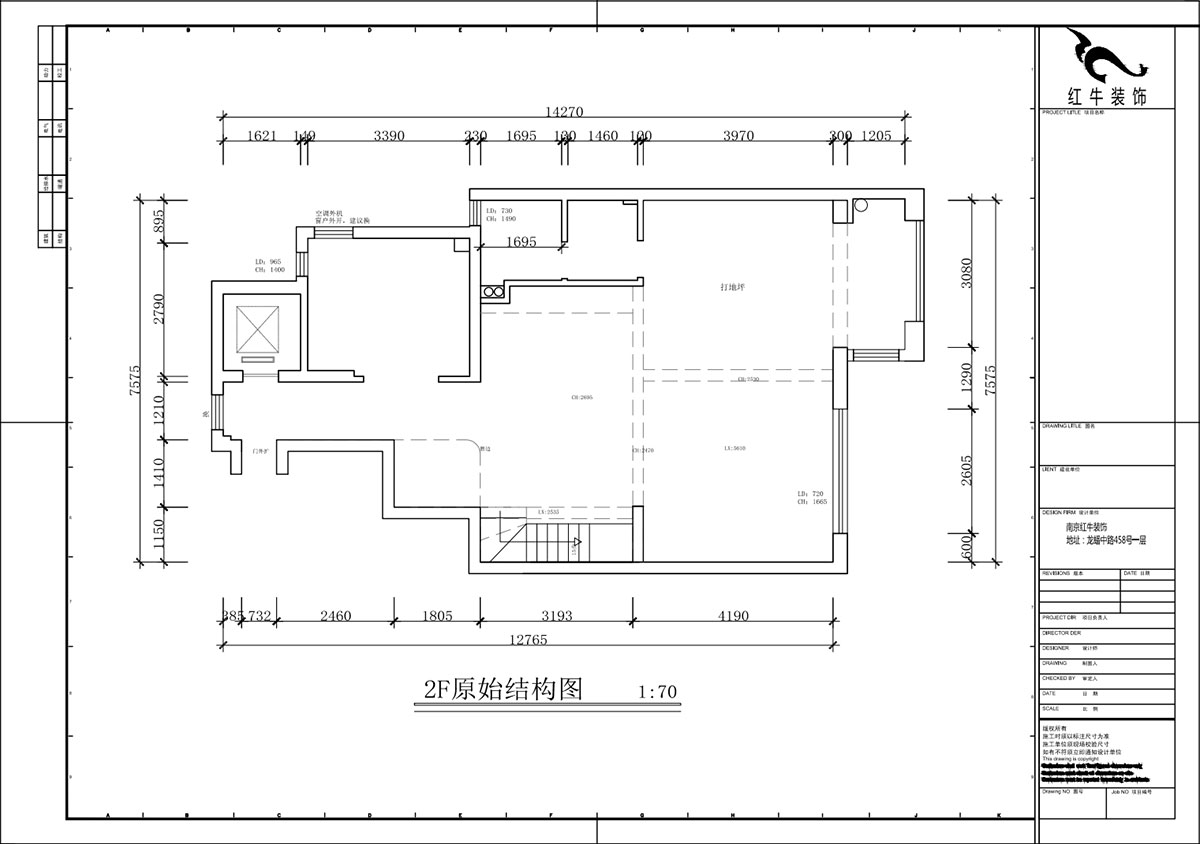 蔣?。┥紧斈芷咛栐?-205-280㎡-現(xiàn)代簡約風(fēng)格｜復(fù)式｜4室2廳3衛(wèi)｜毛坯裝修｜定制家｜全包40萬｜00_01一層原始結(jié)構(gòu)圖