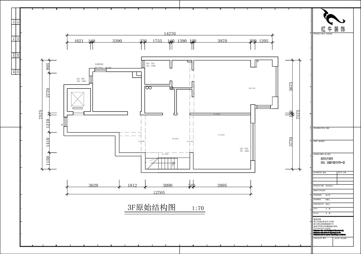 蔣?。┥紧斈芷咛栐?-205-280㎡-現(xiàn)代簡約風(fēng)格｜復(fù)式｜4室2廳3衛(wèi)｜毛坯裝修｜定制家｜全包40萬｜00_02二層原始結(jié)構(gòu)圖